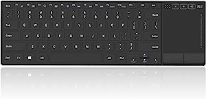 Photo 1 of Rii K22 Wireless Keyboard for Windows,Ultra Slim Silent Keyboard with Touchpad,2.4 GHz Wireless Computer Keyboard,Compatible with PC, Laptop 
