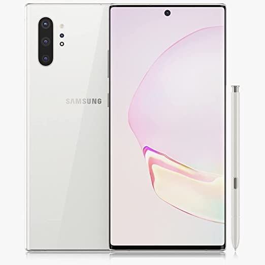Photo 1 of Samsung Galaxy Note 10+, 256GB, Aura White - Fully Unlocked (Renewed) 