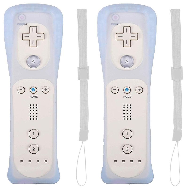 Photo 1 of Wii Remote Controller,Wireless Remote Gamepad Controller Compatible with Nintend Wii and Wii U?come with Silicone Case and Wrist Strap-2Packs (COLOR VARIES)