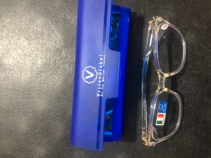 Photo 2 of  Blue Light Blocking Glasses for Women/Men, Anti Eyestrain, Stylish Square Frame, Anti Glare
