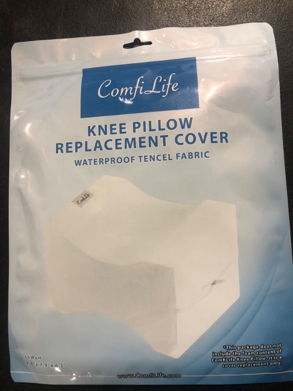 Photo 2 of 
ComfiLife Replacement Cover Knee Pillow – Waterproof Tencel Fabric 10" x 8" x 6.3"