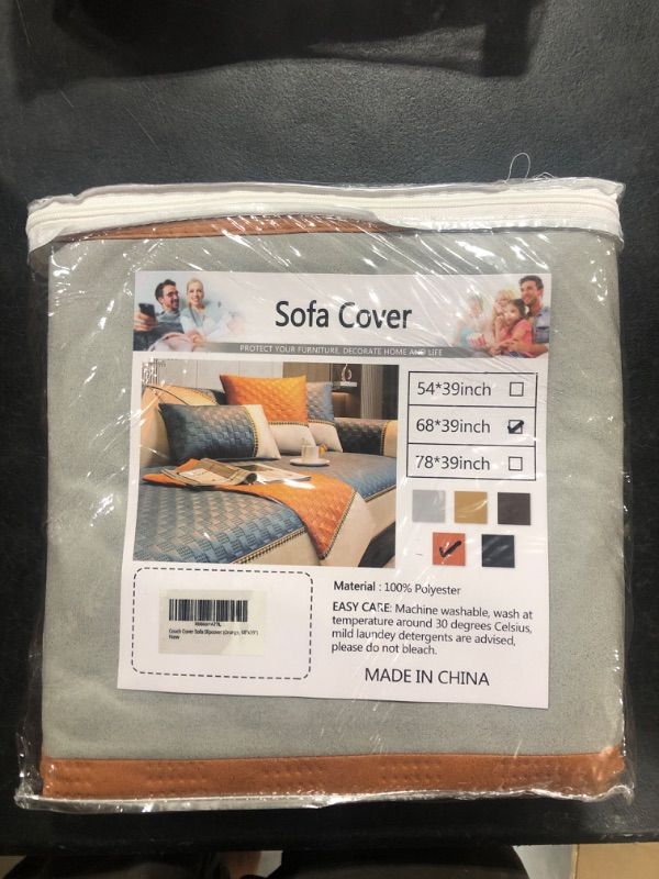 Photo 2 of - Tan - Sofa Protector for Dogs/Cats/Pets Sofa Covers Slipcover Quilted Couch Coveres Loveseat Covers with Non Slip Elastic Strap Water Resistant Seat..