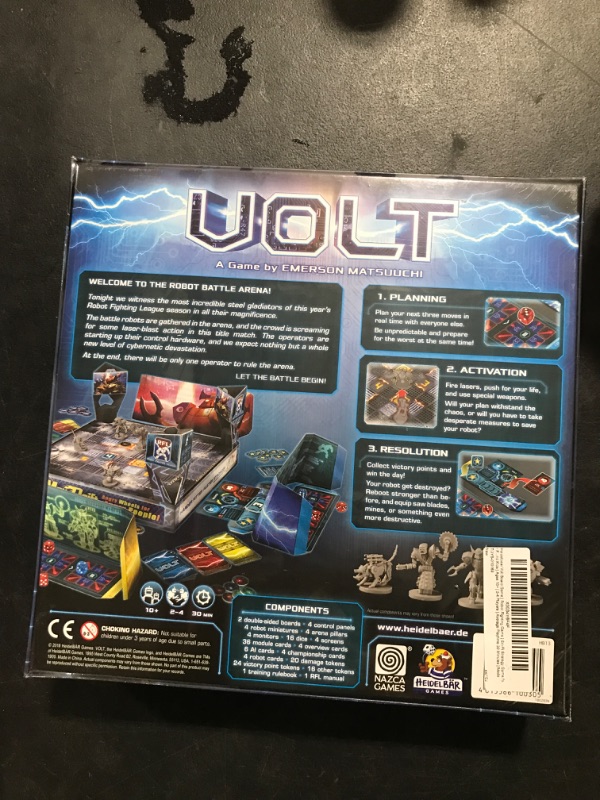 Photo 2 of  VOLT - An educational board game of Programming and Destruction - 2-4 Players - Sealed in Box - NEW 