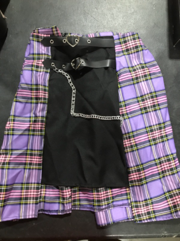 Photo 1 of 4XL - Skirt - Purple Plaid 