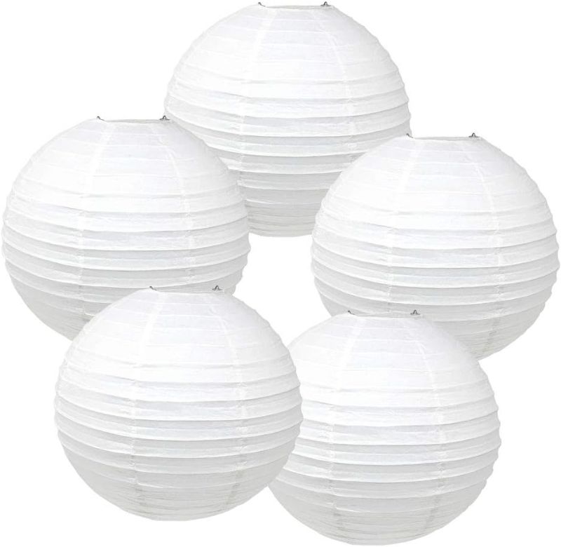 Photo 1 of Assortment of Paper Lanterns - Hanging Decorations 