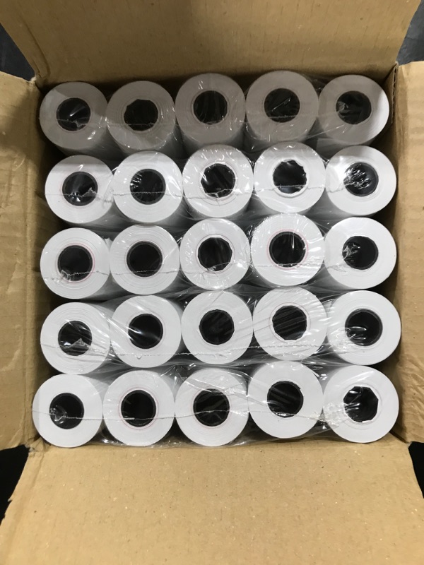 Photo 2 of Thermal Receipt Paper - 50 Rolls - 2 1/4 x 50 