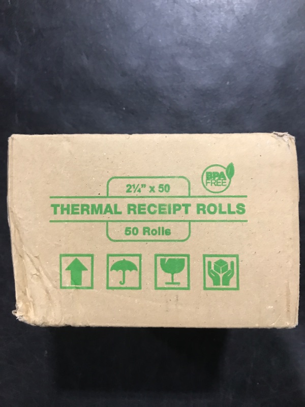 Photo 1 of Thermal Receipt Paper - 50 Rolls - 2 1/4 x 50 