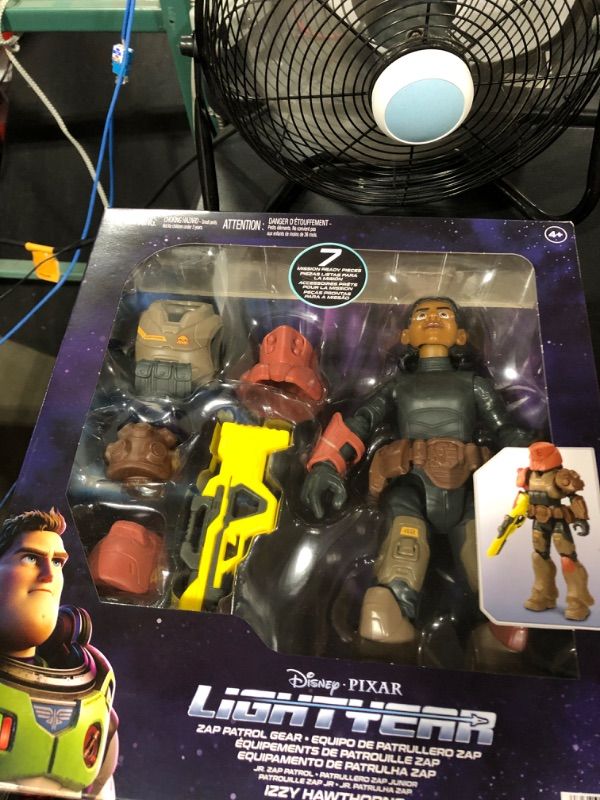 Photo 2 of Disney Pixar Lightyear Space Ranger Gear Izzy Hawthorne Jr ZAP Patrol, Authentic 12 Inch Scale Figure & Accessories, 14 Posable Joints, 4 Years & Up Space Ranger Gear Jr. ZAP Patrol Izzy