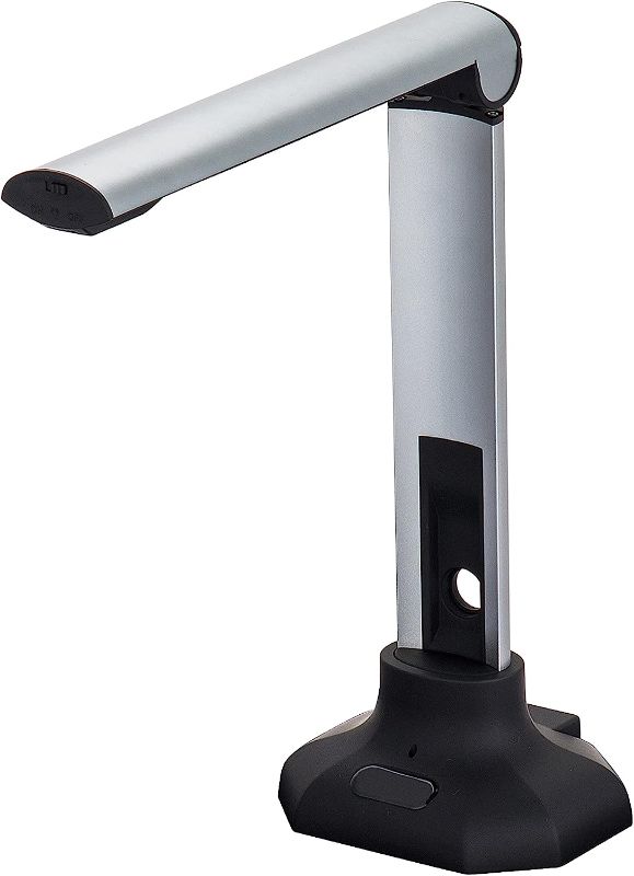 Photo 1 of Portable 8.0 MP USB Document Camera with Built-in Mic and LED Light for MAC, PC, Chromebook. Designed for Online Learning, Live Streaming, Web Meeting and Document Scanning