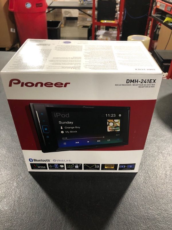 Photo 4 of Pioneer DMH-241EX Double Din Multimedia Receiver, with Amazon Alexa via The Pioneer Vozsis App, Bluetooth and Backup Camera Compatibility, 6.2” Capacitive Touchscreen