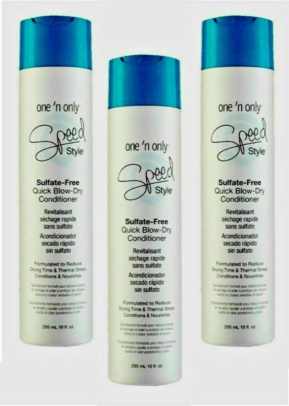 Photo 1 of ( PACK OF 3 ) One 'n Only Speed Style QUICK BLOW-DRY CONDITIONER 10 OZ Each