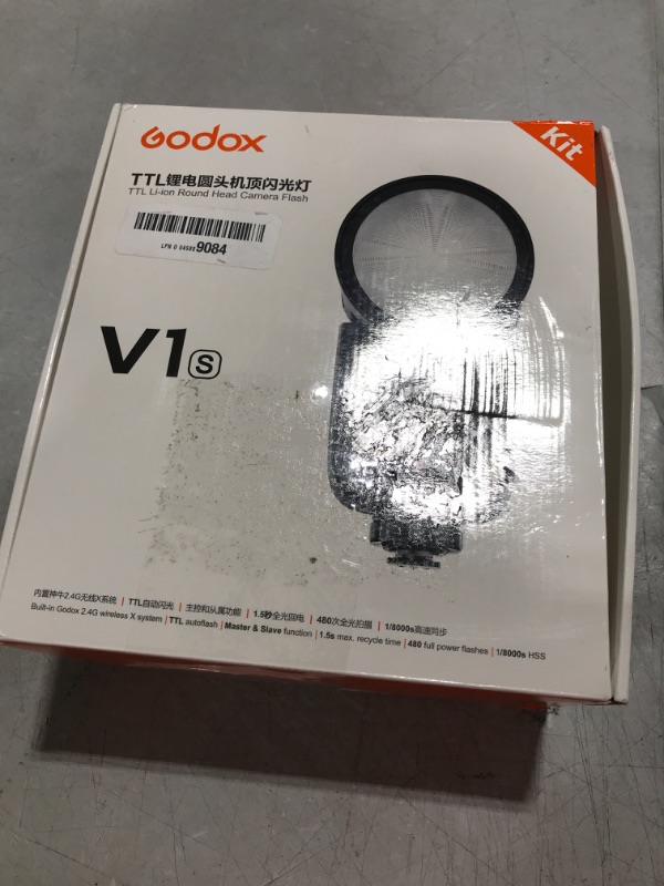 Photo 1 of Godox V1-S Round Head Camera Flash Speedlite Flash for Sony DSLR Camera