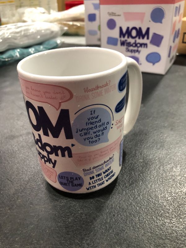 Photo 1 of (2 PACK) Coffee Mugs "Mom's Wisdom Supply"