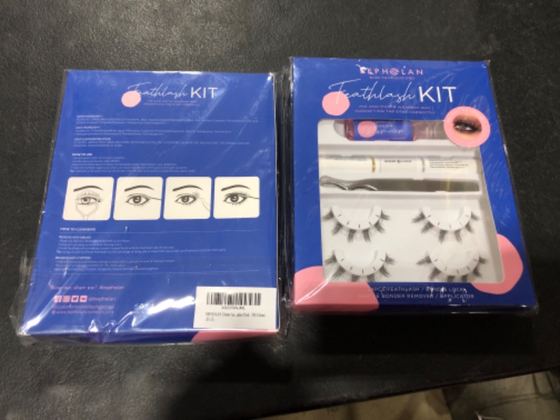 Photo 1 of 2 PACK BEPHOLAN 12 Cluster 12mm Length Individual Cluster Eyelashes, At Home DIY Eyelashes Extension,Featherlight Synthetic Lashes,Reusable(705 12mm)
