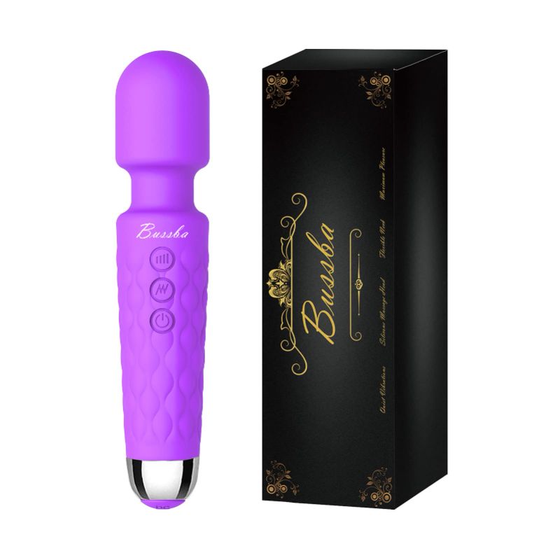 Photo 1 of Bussba Electric Rechargeable Mini Whisper Quiet Waterproof protable 20 Vibration Multi-Function Wand Magic Massager for Women,G-Spot Clit Nipple Vibrator,Adult Sex Toys Vibrating
