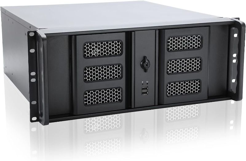 Photo 1 of RackChoice 4U Rackmount Server Chassis with 3 X 5.25 Front Bays+8x3.5 Drive Bays
