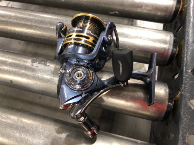 Photo 2 of  Pflueger President Spinning Reel, Fishing Reel, Graphite Body and Rotor, Corrosion-Resistant, Aluminum Spool, Front Drag System 