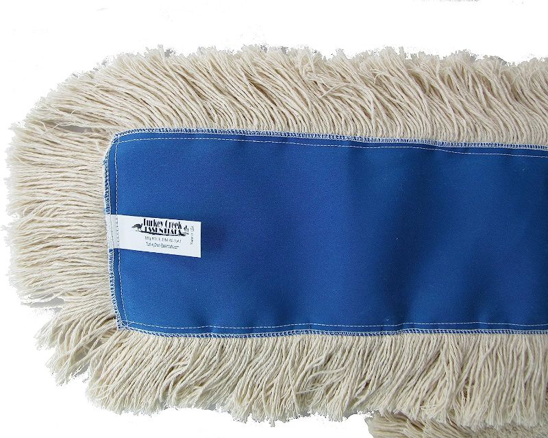Photo 1 of 48" Industrial Strength Washable Cotton Dust Mop Refill Replacement Head for Home & Commercial Use for 48 Inch Frame Cleans Hardwood Laminate Concrete or Other Floor Systems
