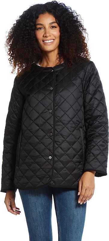 Photo 1 of BTFBM Lightweight Quilted Jacket With Snap Closure And Hidden Zippers, Small