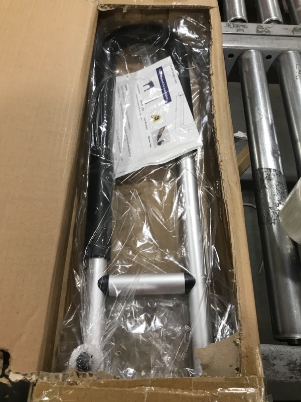 Photo 1 of 1 Pack Flip Up Grab Bar for Bathroom, Toilet Safety Rail for Elderly, Toilet Grab Bar for Elderly for Wall, 24 Inch Non-Skid Toilet Handicap Grab Bar Handicap Rail for Home Hotel Disabled Pregnant