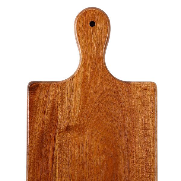 Photo 1 of 31.5" Acacia Wooden Cheese Serving Board with Handle
