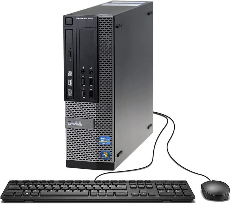 Photo 1 of Dell Optiplex 7010 Business Desktop Computer (Intel Quad Core i5-3470 3.2GHz, 16GB RAM, 2TB HDD, USB 3.0, DVDRW, Windows 10 Professional (Renewed)
