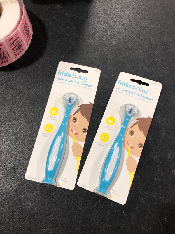 Photo 2 of  2pack Frida Baby Triple-Angle Toothhugger Training Toothbrush for Toddler Oral Care