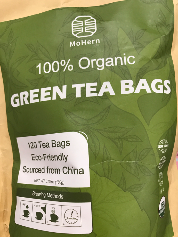 Photo 1 of 120 PACK GREEN TEA BAGS EXP 2024