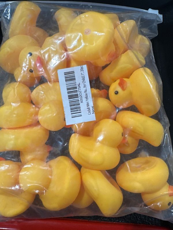 Photo 2 of Codall Mini Yellow Rubber Bath Ducks for Child?2.1", 20pcs?