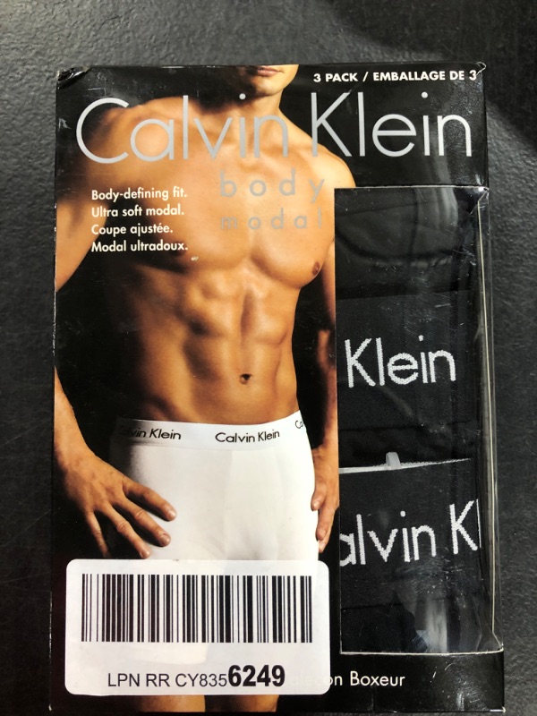 Photo 2 of Calvin Klein Men's Body Modal Boxer Briefs 3-Pack Large Black/Black/Black