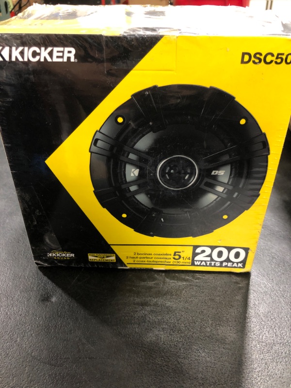 Photo 3 of Kicker D-Series 5.25-Inch 70W 2-Way 4-Ohm Coaxial Speakers (Pair)