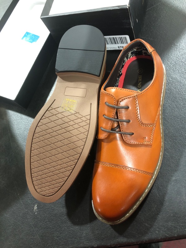 Photo 1 of Bruno Marc Boy’s Dress Oxford Formal Shoes 6 Big Kid Brown