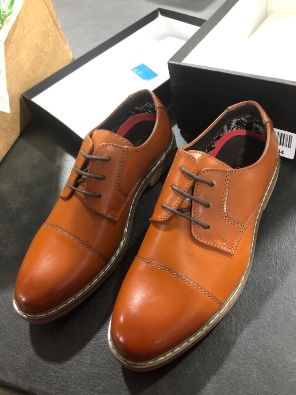 Photo 1 of Bruno Marc Boy’s Dress Oxford Formal Shoes 6 Big Kid Brown