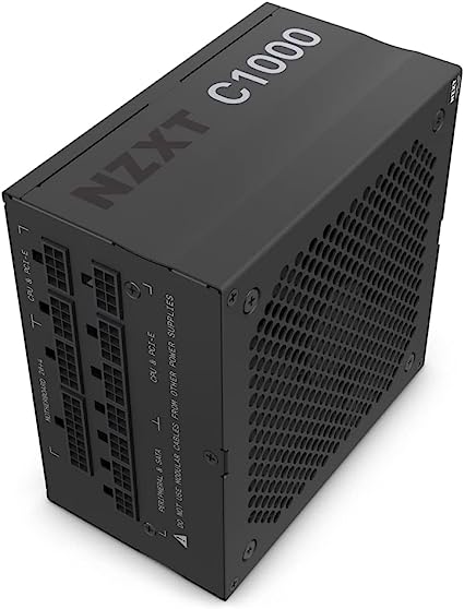 Photo 1 of NZXT C1000 PSU (2022) - PA-0G1BB-US - 1000 Watt PSU - 80+ Gold Certified - Fully Modular - Sleeved Cables - ATX Gaming Power Supply
