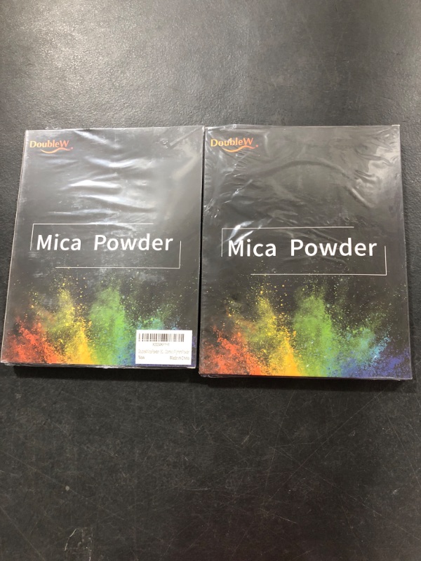 Photo 2 of 2 DoubleW Mica Powder - 30 Colors Pigment Powder - Epoxy Resin Pigment - Soap Making Kit -Slime Pigment - Cosmetic Pigment Powder 30-Color