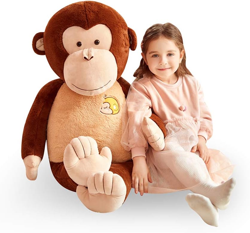 Photo 1 of 
IKASA Large Monkey Stuffed Animal Plush Monkey Toy for Children (Brown, 30 inches)