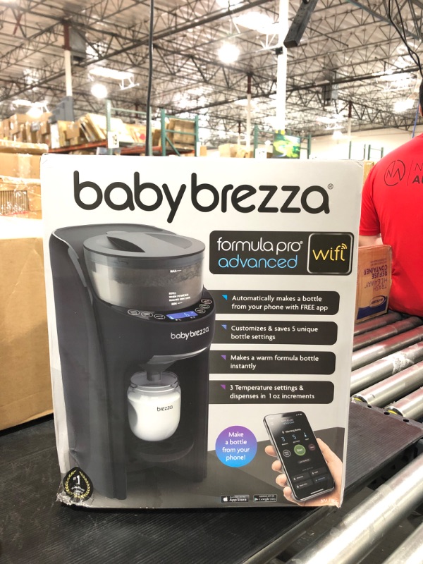 Photo 2 of Baby Brezza Formula Pro Advanced WiFi Formula Dispenser Machine - Automatically Mix a Warm Formula Bottle Instantly - Easily Make Bottle with Automatic Powder Blending Advanced, WiFi