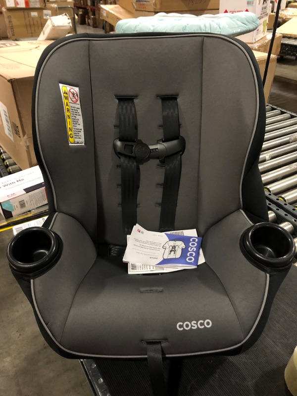 Photo 3 of Cosco Onlook 2-in-1 Convertible Car Seat, Rear-Facing 5-40 pounds and Forward-Facing 22-40 pounds and up to 43 inches, Black Arrows