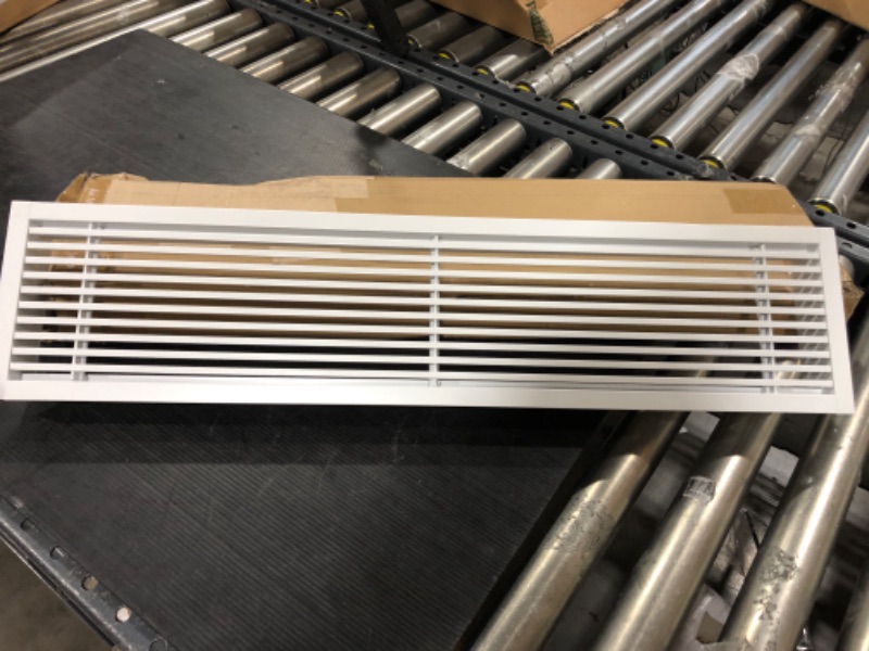 Photo 2 of 29" X 7" Aluminum Return Grille - Easy Air Flow - Linear Bar Grilles
