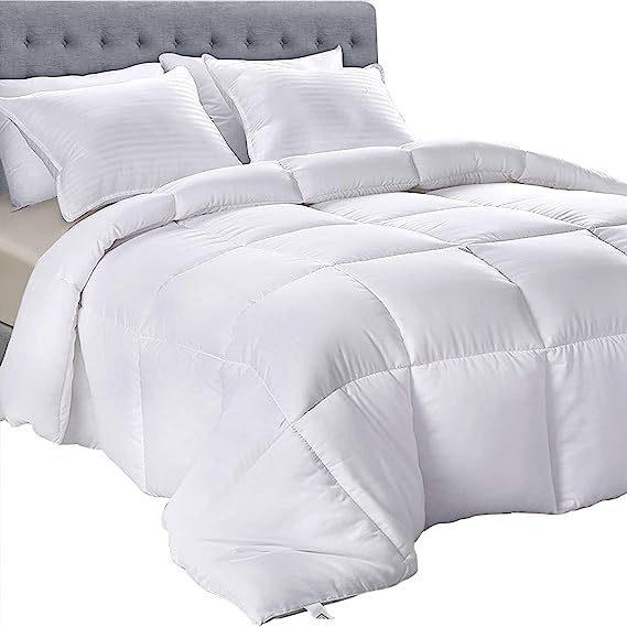 Photo 1 of Utopia Bedding Comforter – All Season Comforter Full Size - White Bed Comforter - Plush Siliconized Fiberfill - Box Stitched
queen / full