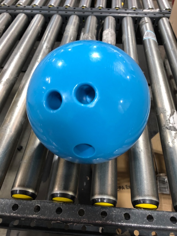 Photo 2 of Champion Sports Plastic Bowling Ball: Rubberized Soft Ball for Training & Kids Games
