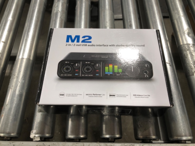 Photo 5 of Motu M2 2x2 USB-C Audio Interface with XLR-XLR Cable Bundle 