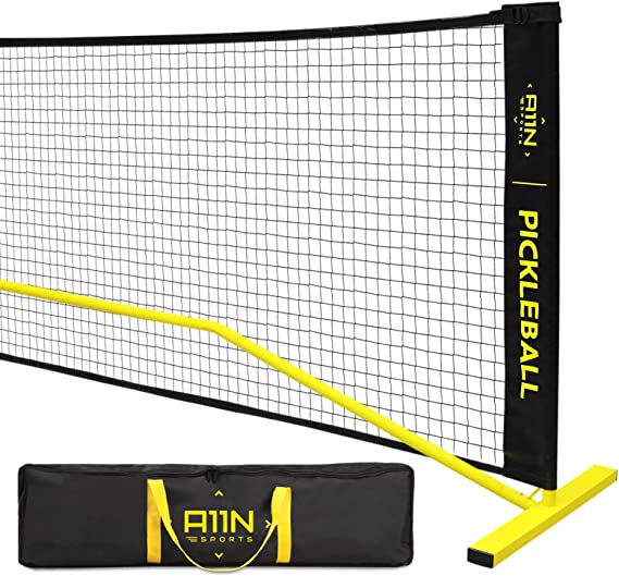 Photo 1 of A11N Portable Pickleball Net System, Designed for All Weather Conditions with Steady Metal Frame and Strong PE Net