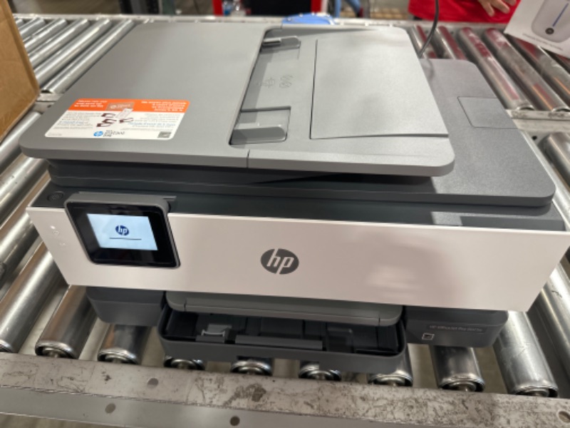 Photo 1 of HP OfficeJet 8022e All-in-One Wireless Color Inkjet Printer, Print Copy Scan Fax, 35 Sheets ADF, Touch Screen, WiFi USB Connectivity, Black and White