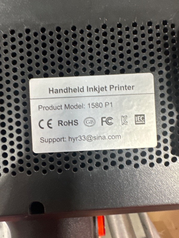 Photo 4 of TIKTONER Handheld Printer Portable 1580P1 with 4.3 Inch Touch Screen Quick-Drying Handheld Inkjet Printer Printing Height 0.08-0.5" for Barcode/Label/Logo/QRCode/Date/Batch Number/Barcode