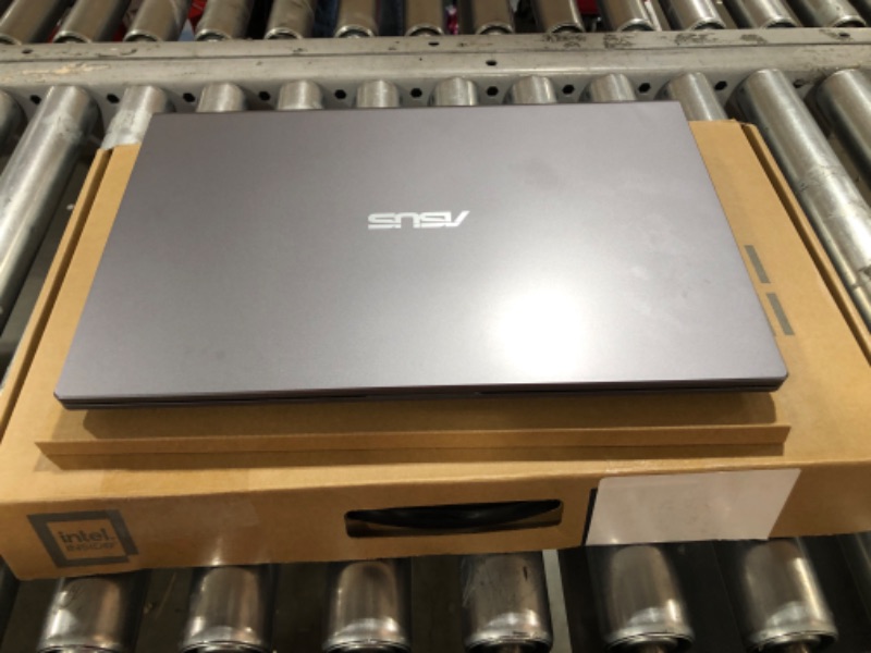 Photo 2 of ASUS VivoBook 15 Thin and Light Laptop, 15.6” FHD Display, Intel i3-1005G1 CPU, 8GB RAM, 128GB SSD, Backlit Keyboard, Fingerprint, Windows 10 Home in S Mode, Slate Gray, F512JA-AS34