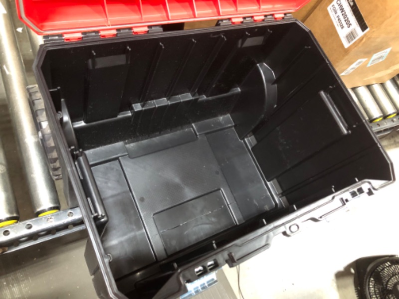 Photo 1 of CRAFTSMAN VERSASTACK Rolling Tool Box with Wheels, Lockable, Red, 20 Inch (CMST17835) Rolling Box