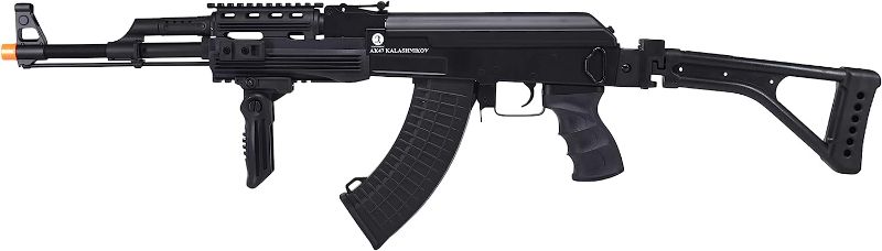 Photo 1 of  KALASHNIKOV Soft Air AK47 Electric Powered Full Metal Airsoft Rifle with Adjustable Hop-Up, Black, (12930) 