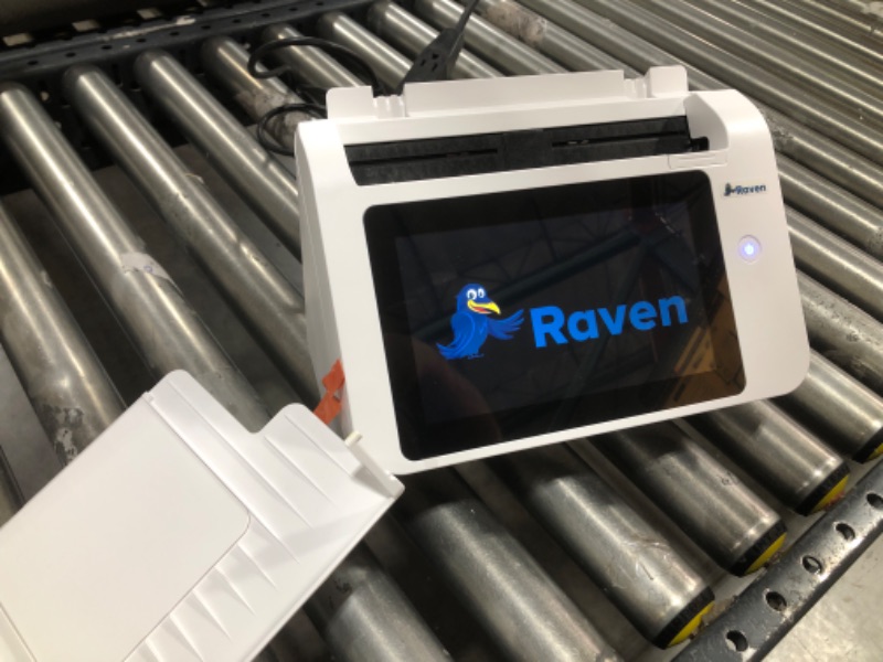 Photo 4 of Raven Original Document Scanner - Huge Touchscreen, Color Duplex Feeder (ADF), Wireless Scanning to Cloud, WiFi, Ethernet, USB, Home or Office Desktop (2nd Gen) White