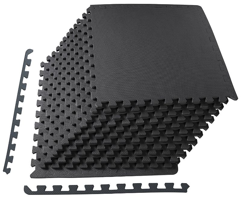 Photo 1 of 12 PACK 24" X 24" Flooring Puzzle Exercise Mat with High Quality EVA Foam Interlocking Tiles